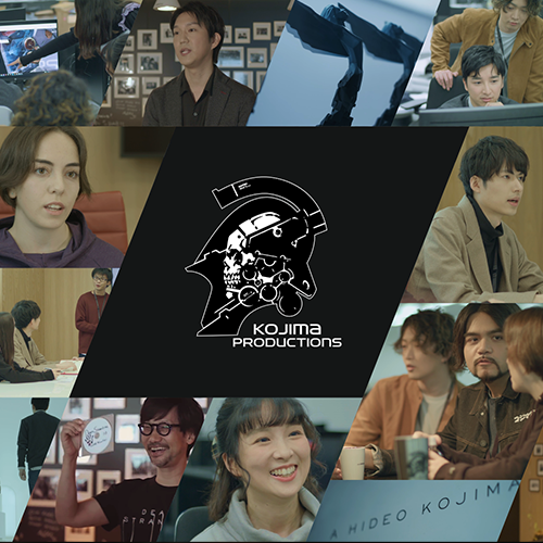 Meet the team, Kojima employees with the logo centered